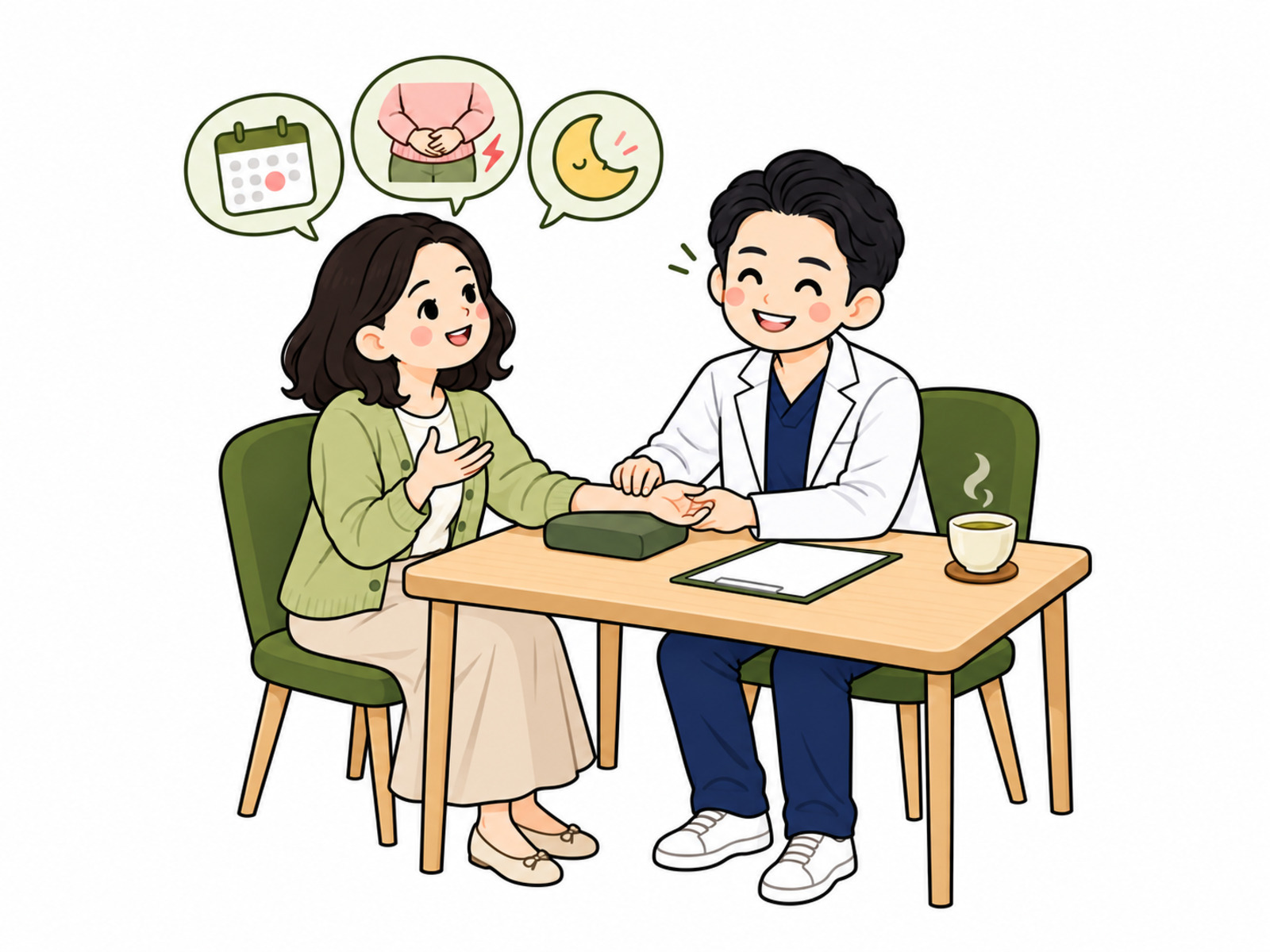 여성 클리닉 진료는 이렇게 진행합니다